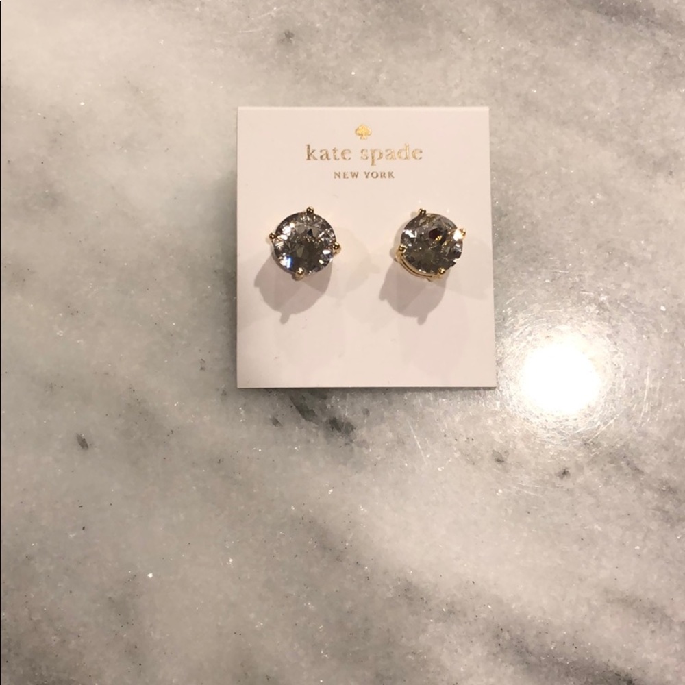 Kate Spade clear studs